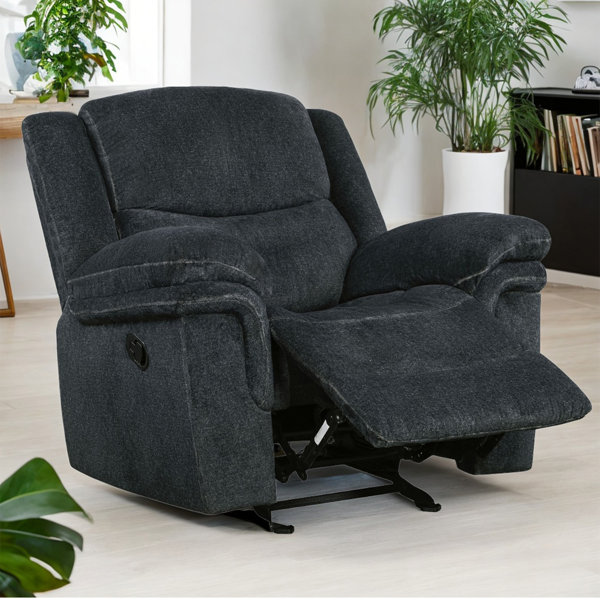 Everly Quinn Saro Manual Reclining Sofa Recliner Chair & Reviews Wayfair